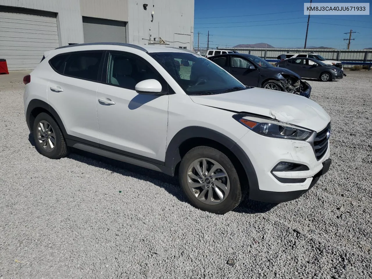 2018 Hyundai Tucson Sel VIN: KM8J3CA40JU671933 Lot: 73333334