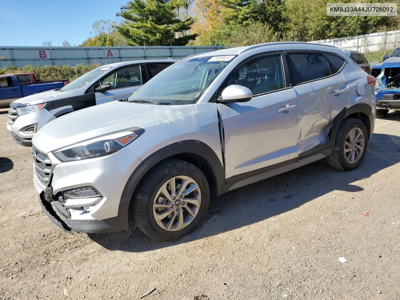 2018 Hyundai Tucson Sel VIN: KM8J33A44JU726092 Lot: 73588834