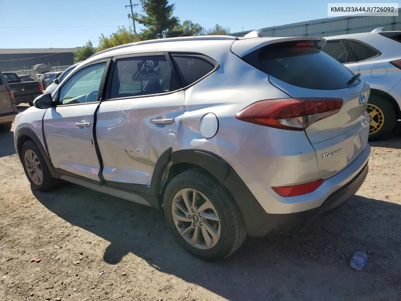 2018 Hyundai Tucson Sel VIN: KM8J33A44JU726092 Lot: 73588834