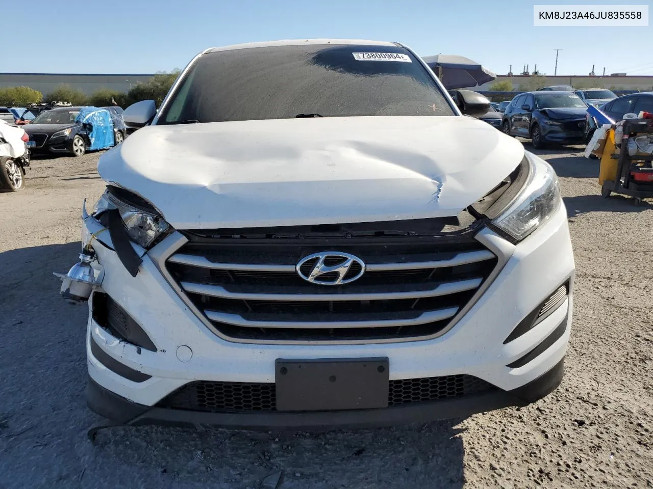 2018 Hyundai Tucson Se VIN: KM8J23A46JU835558 Lot: 73800964