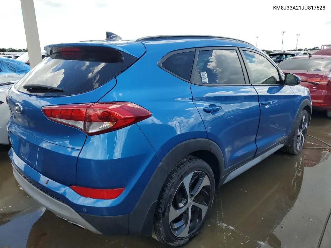 2018 Hyundai Tucson Value VIN: KM8J33A21JU817528 Lot: 73801694