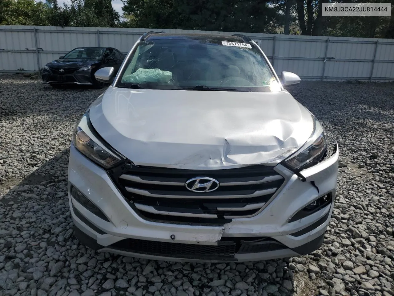 2018 Hyundai Tucson Value VIN: KM8J3CA22JU814444 Lot: 73871794