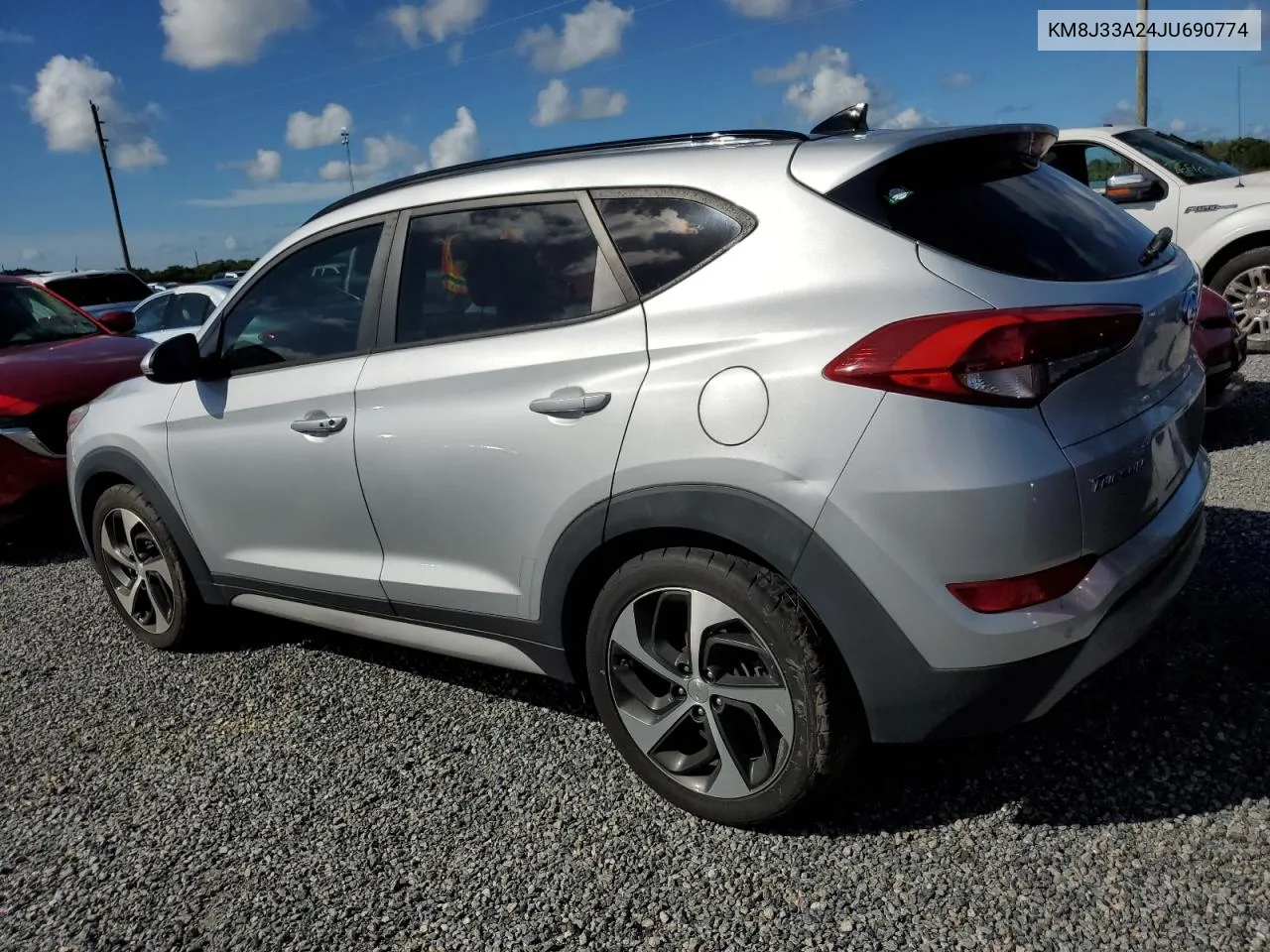 2018 Hyundai Tucson Value VIN: KM8J33A24JU690774 Lot: 73988984