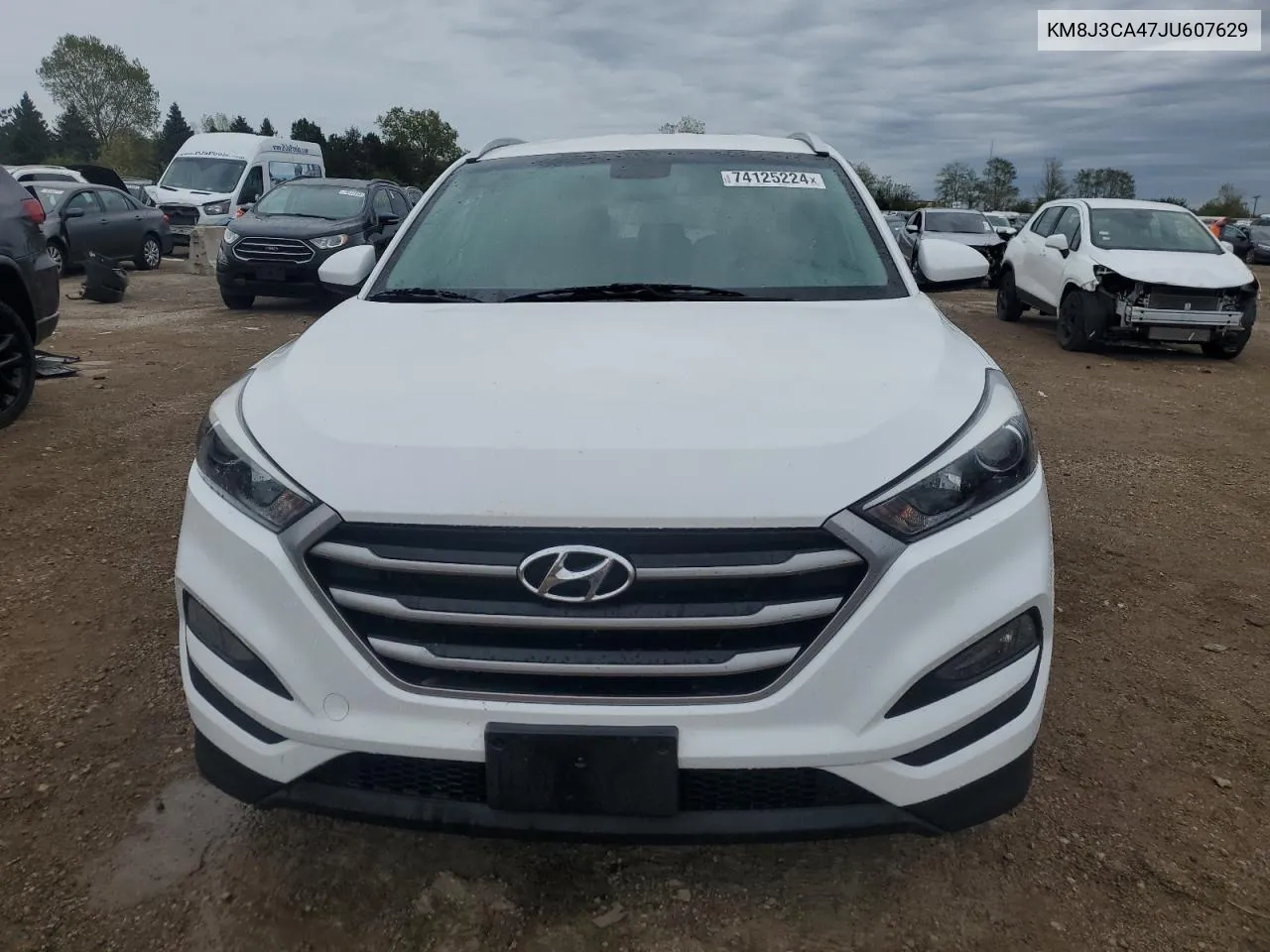 2018 Hyundai Tucson Sel VIN: KM8J3CA47JU607629 Lot: 74125224