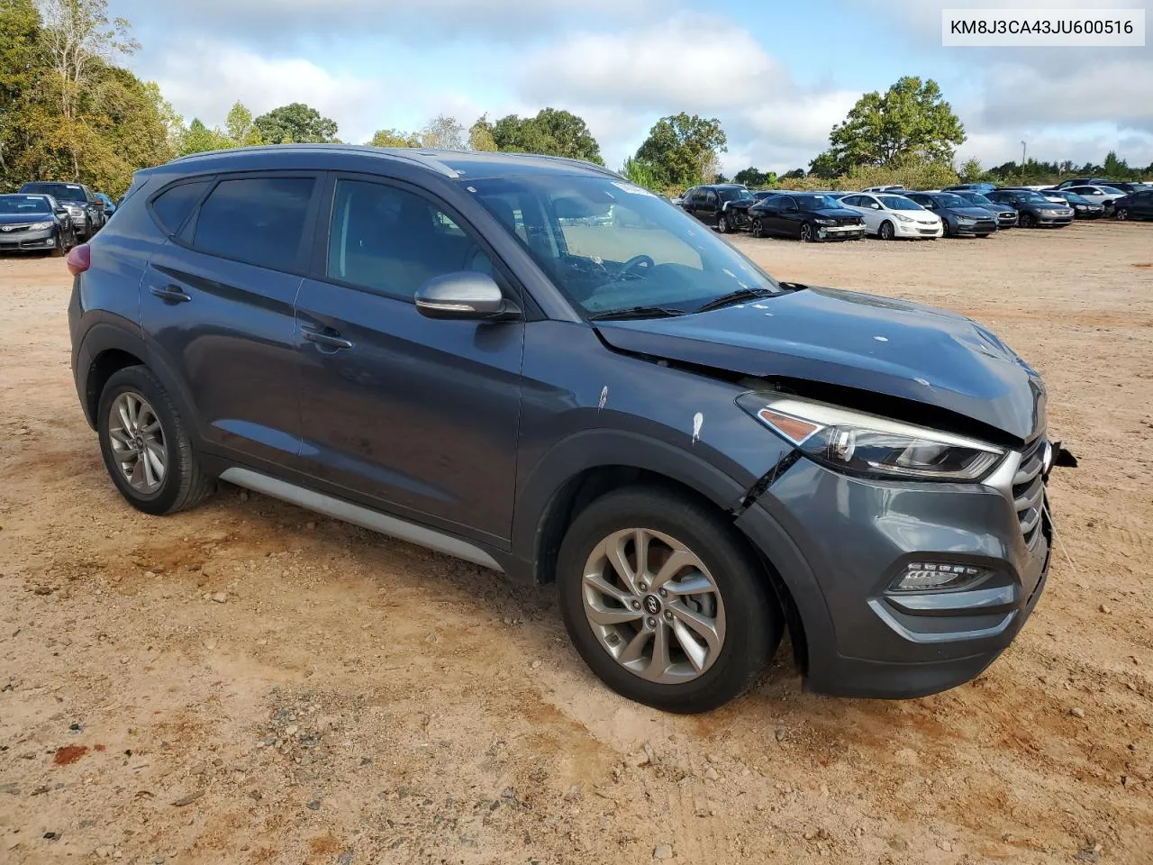 2018 Hyundai Tucson Sel VIN: KM8J3CA43JU600516 Lot: 74144754