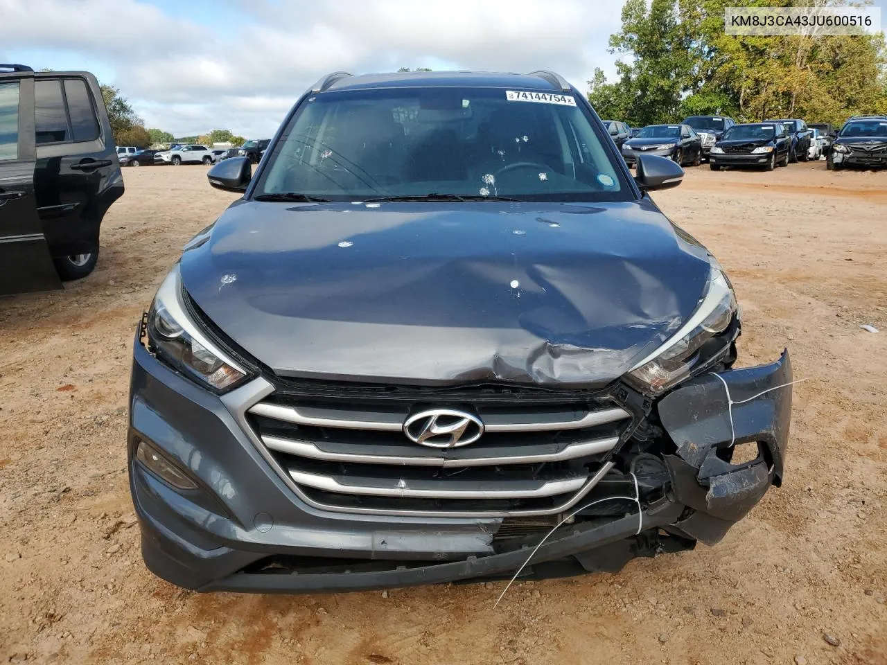 2018 Hyundai Tucson Sel VIN: KM8J3CA43JU600516 Lot: 74144754