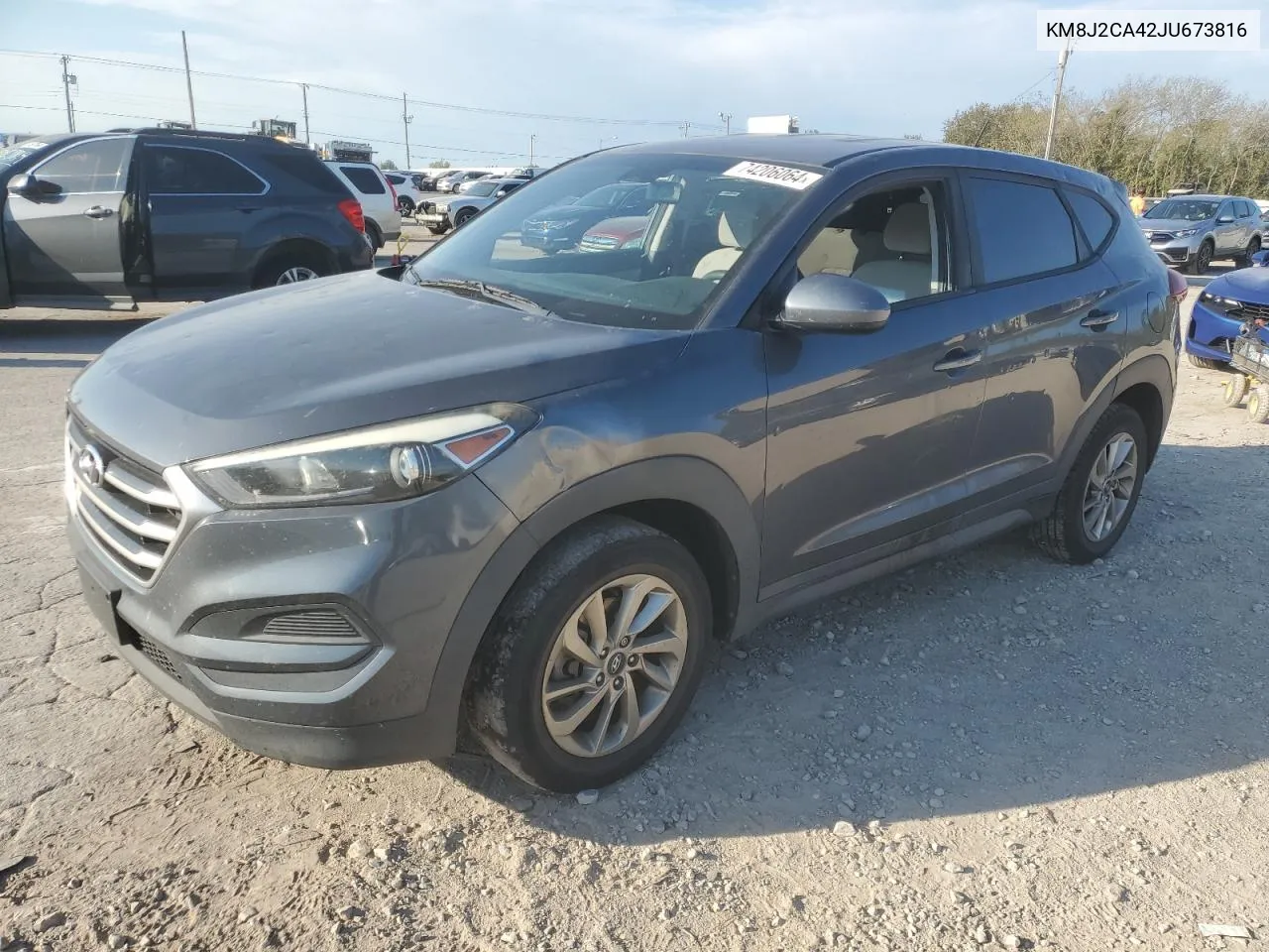 2018 Hyundai Tucson Se VIN: KM8J2CA42JU673816 Lot: 74206064