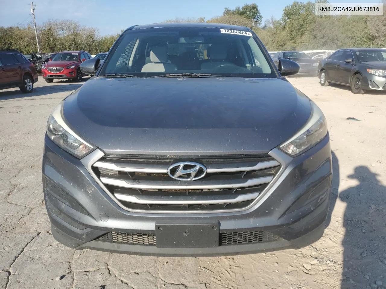 2018 Hyundai Tucson Se VIN: KM8J2CA42JU673816 Lot: 74206064