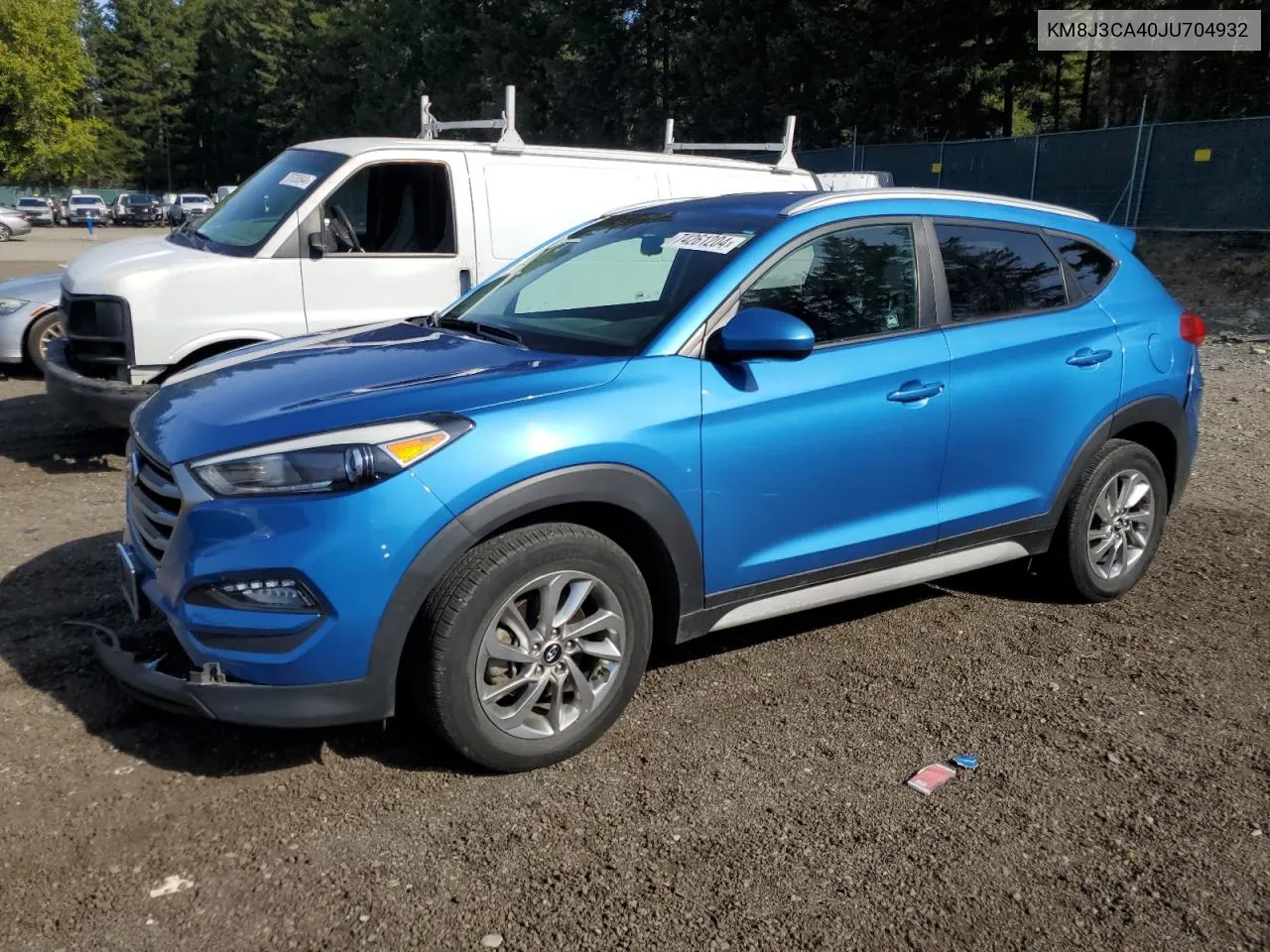 2018 Hyundai Tucson Sel VIN: KM8J3CA40JU704932 Lot: 74261204