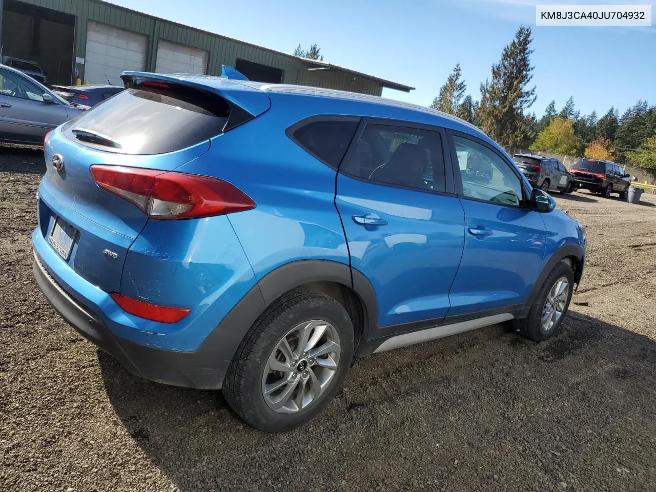 2018 Hyundai Tucson Sel VIN: KM8J3CA40JU704932 Lot: 74261204