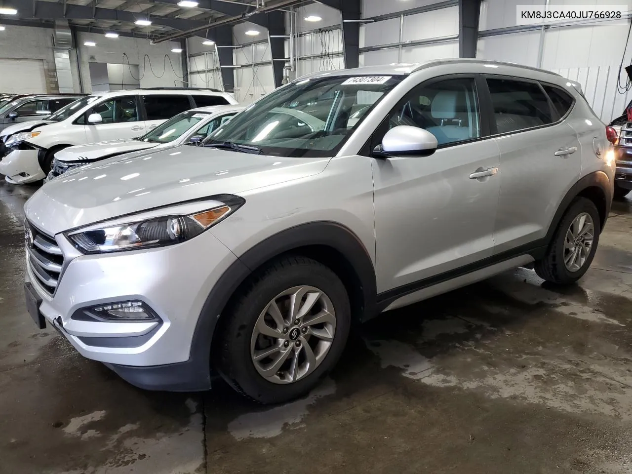 2018 Hyundai Tucson Sel VIN: KM8J3CA40JU766928 Lot: 74307304