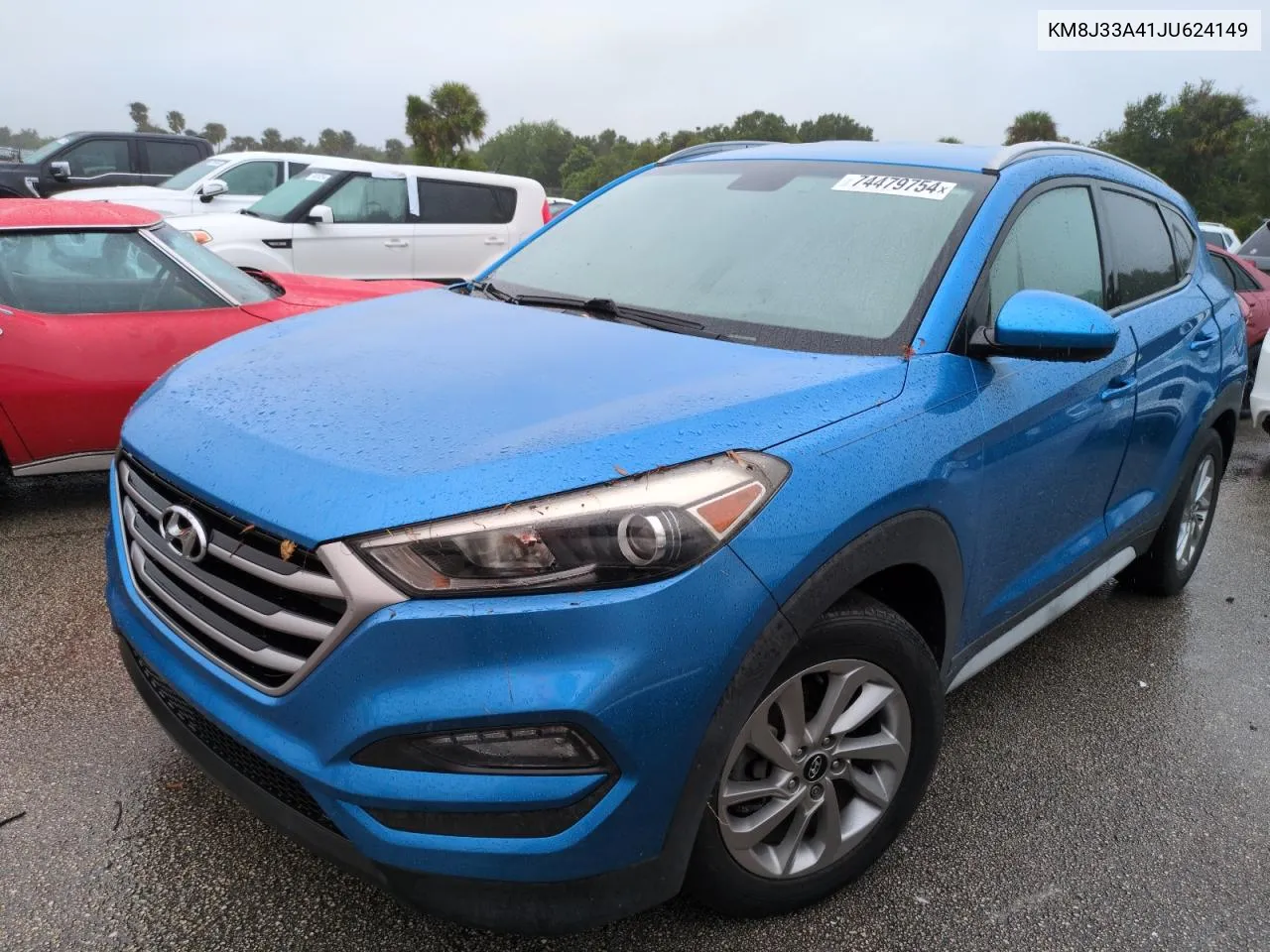 2018 Hyundai Tucson Sel VIN: KM8J33A41JU624149 Lot: 74479754