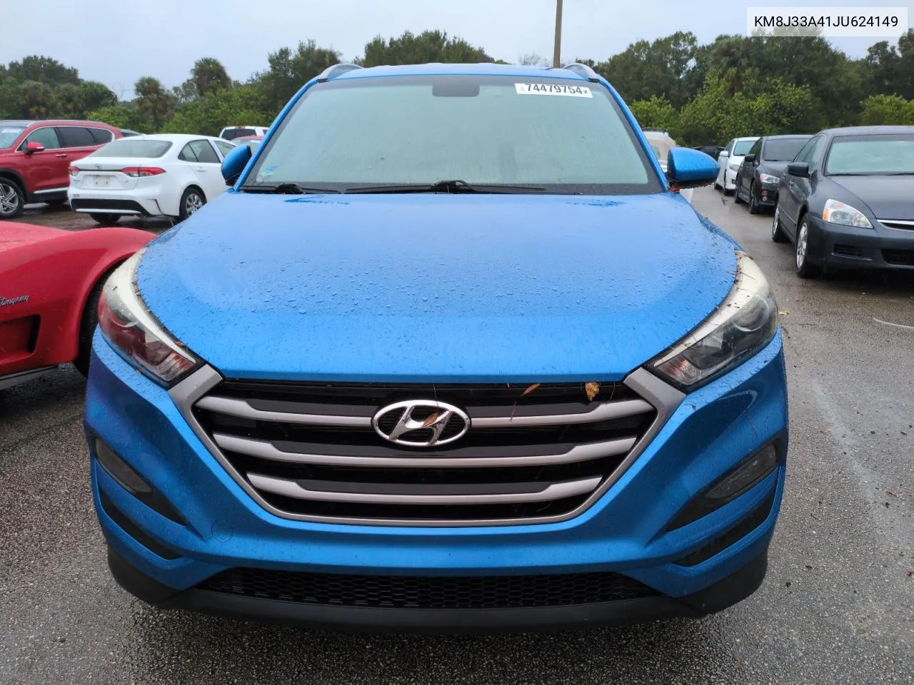 2018 Hyundai Tucson Sel VIN: KM8J33A41JU624149 Lot: 74479754