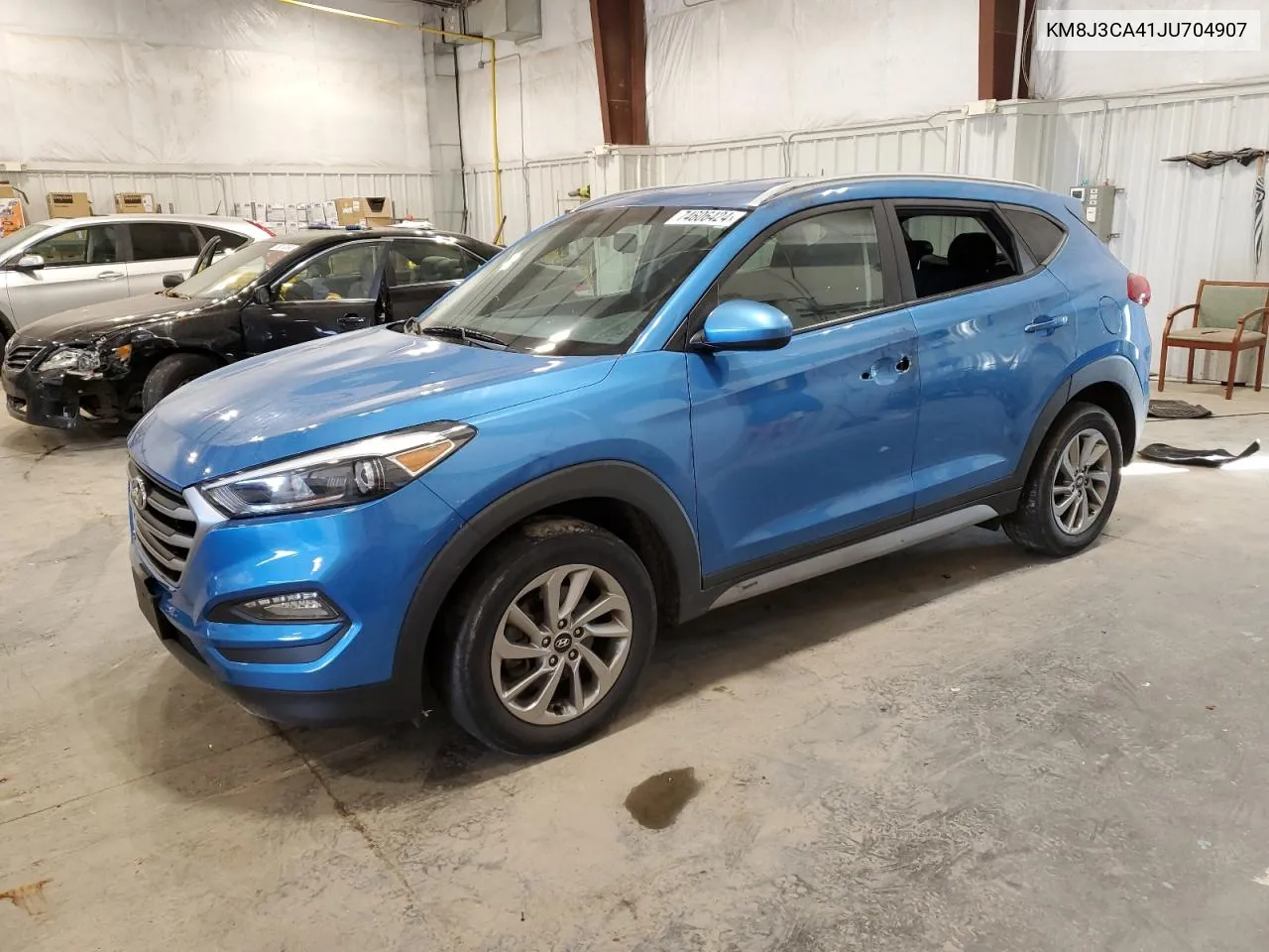 2018 Hyundai Tucson Sel VIN: KM8J3CA41JU704907 Lot: 74606424