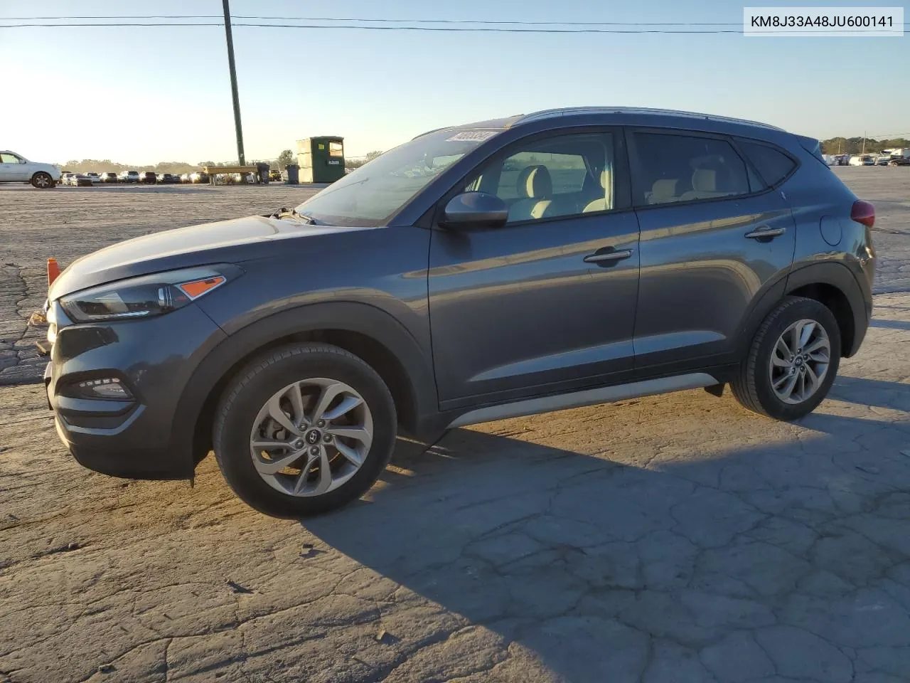 2018 Hyundai Tucson Sel VIN: KM8J33A48JU600141 Lot: 74805354