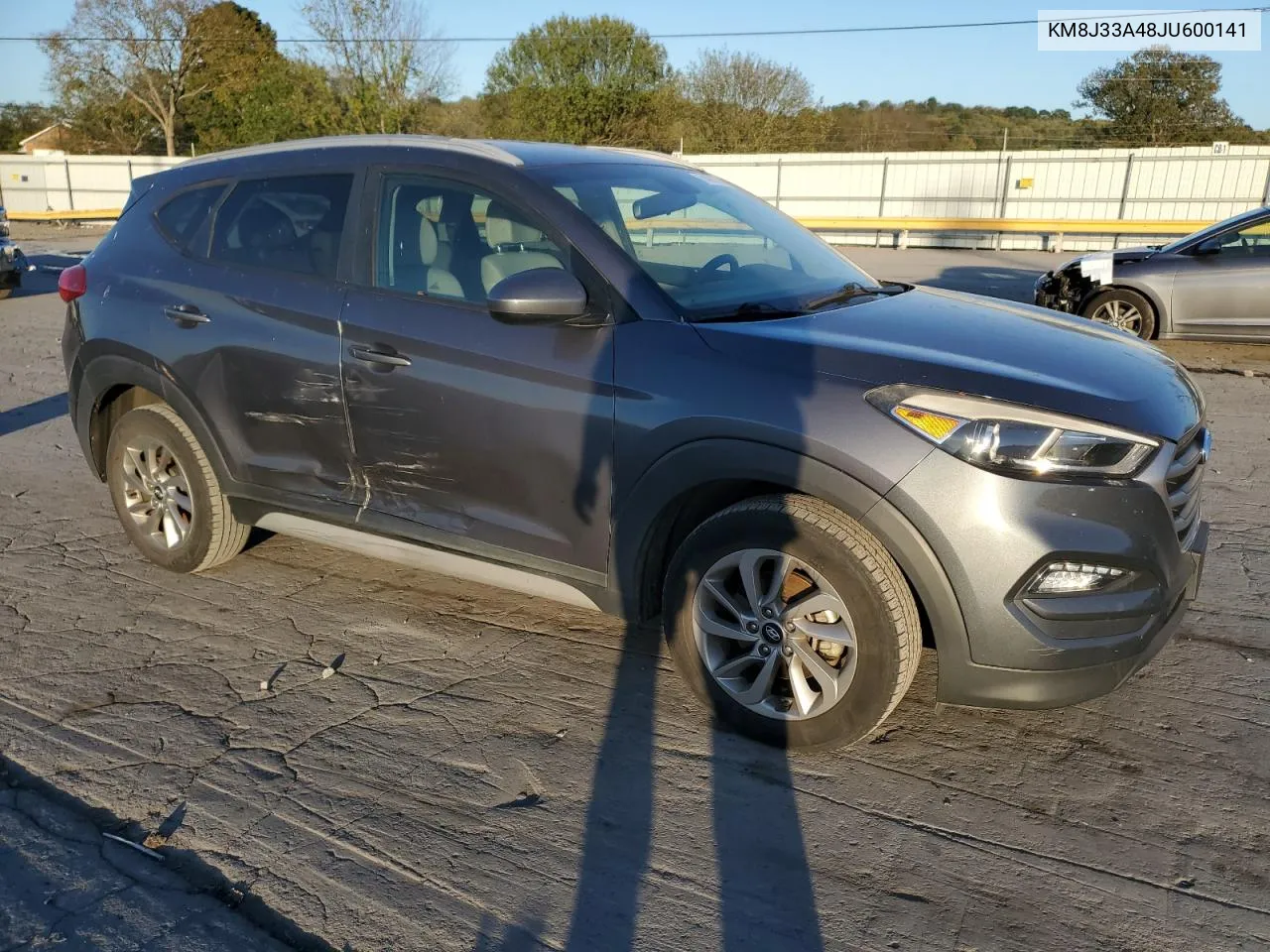 2018 Hyundai Tucson Sel VIN: KM8J33A48JU600141 Lot: 74805354