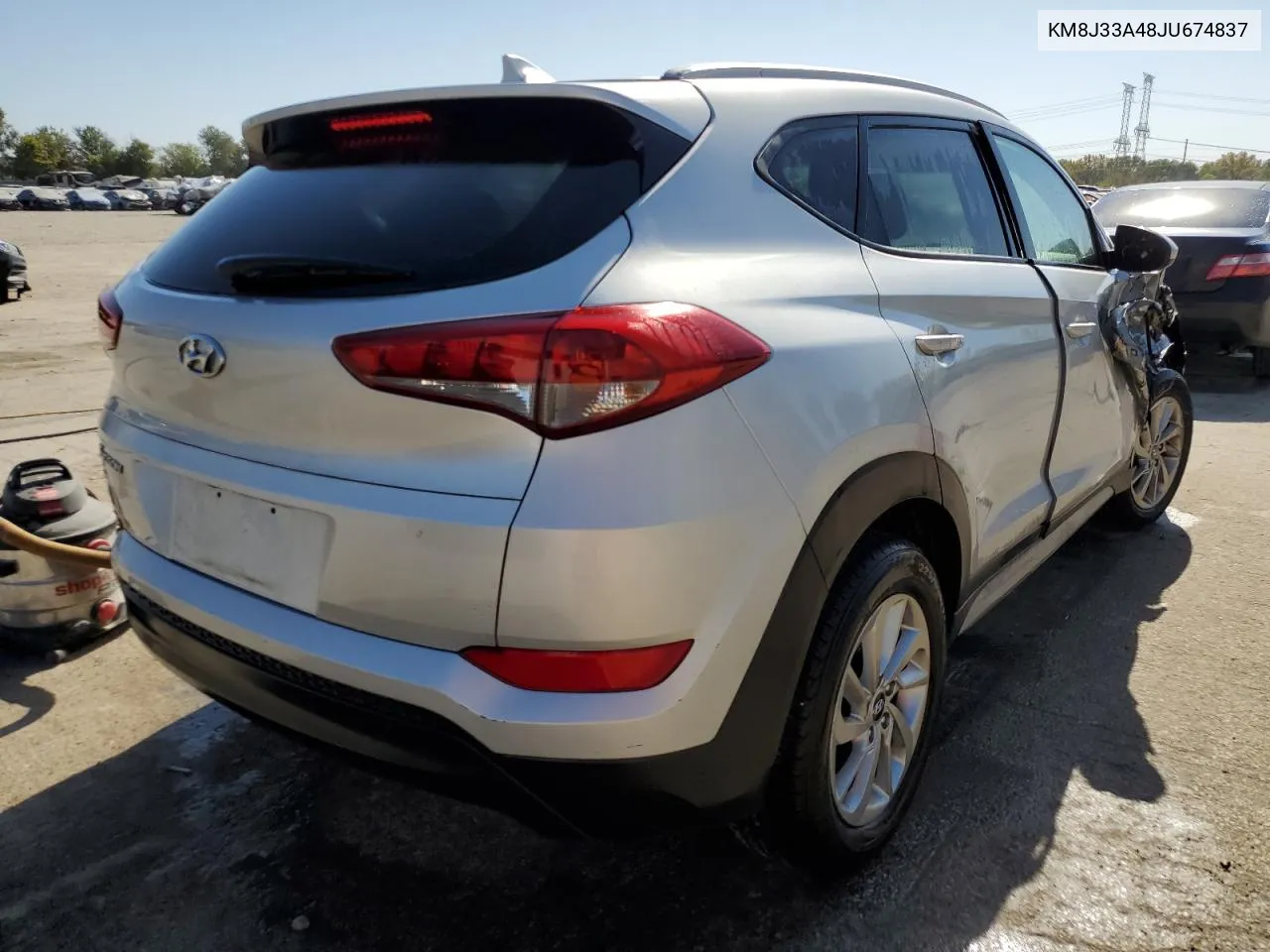 2018 Hyundai Tucson Sel VIN: KM8J33A48JU674837 Lot: 74836014