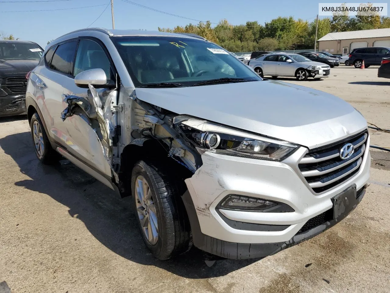 2018 Hyundai Tucson Sel VIN: KM8J33A48JU674837 Lot: 74836014