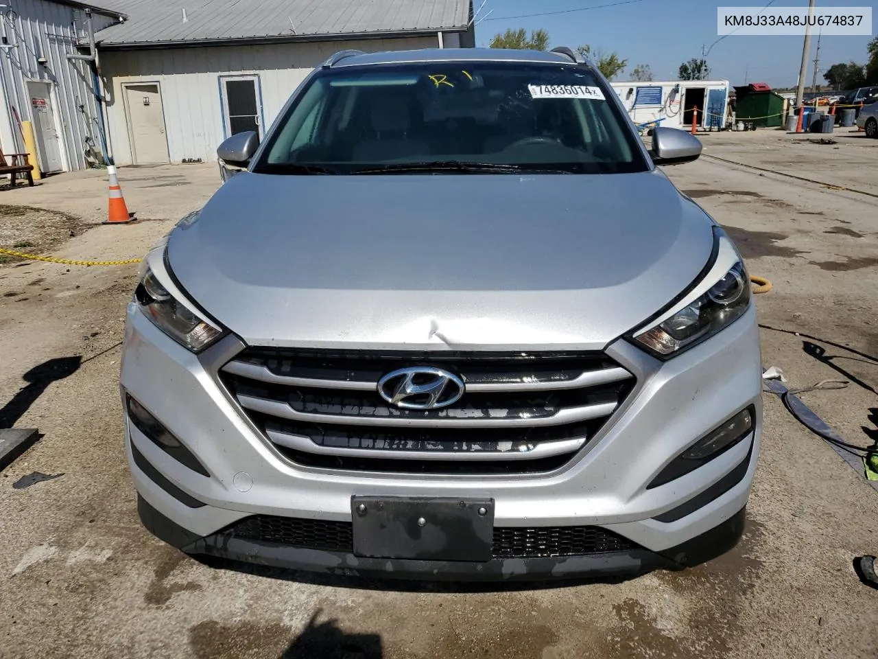 2018 Hyundai Tucson Sel VIN: KM8J33A48JU674837 Lot: 74836014