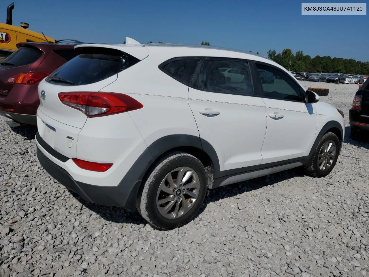 2018 Hyundai Tucson Sel VIN: KM8J3CA43JU741120 Lot: 74923484