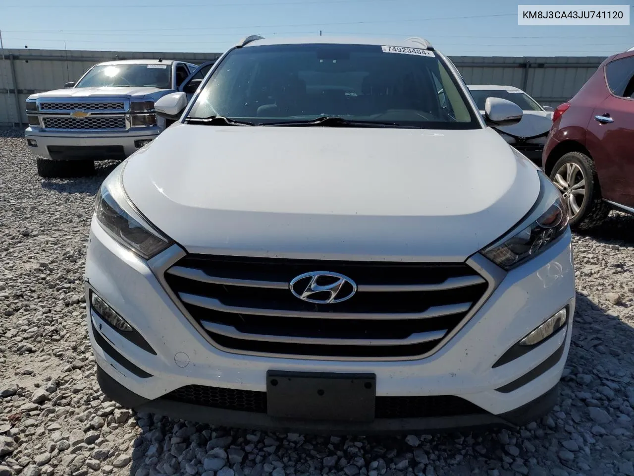 2018 Hyundai Tucson Sel VIN: KM8J3CA43JU741120 Lot: 74923484