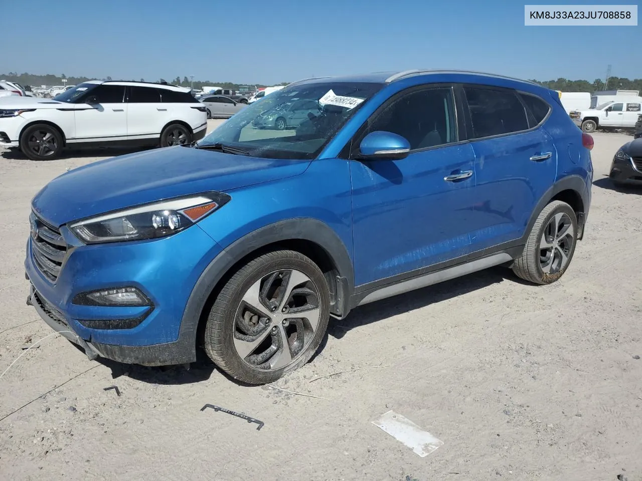 2018 Hyundai Tucson Value VIN: KM8J33A23JU708858 Lot: 74988234