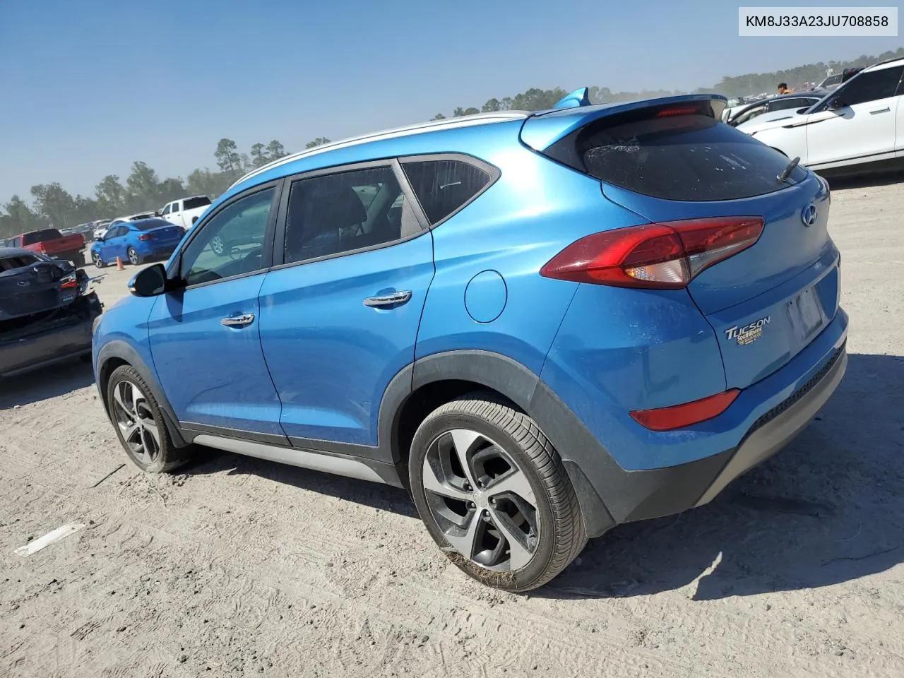 2018 Hyundai Tucson Value VIN: KM8J33A23JU708858 Lot: 74988234