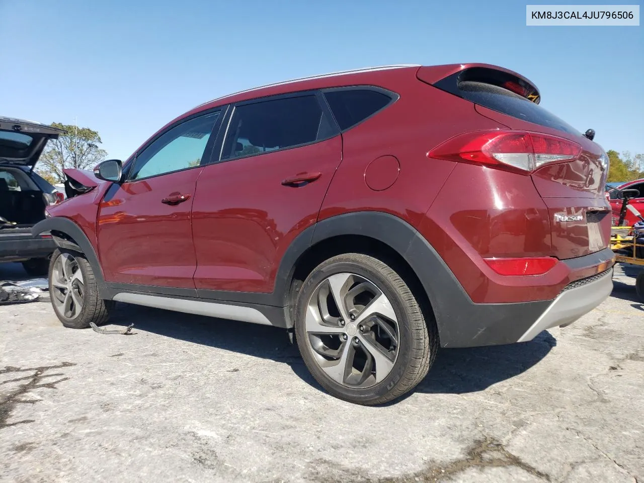 KM8J3CAL4JU796506 2018 Hyundai Tucson Sport