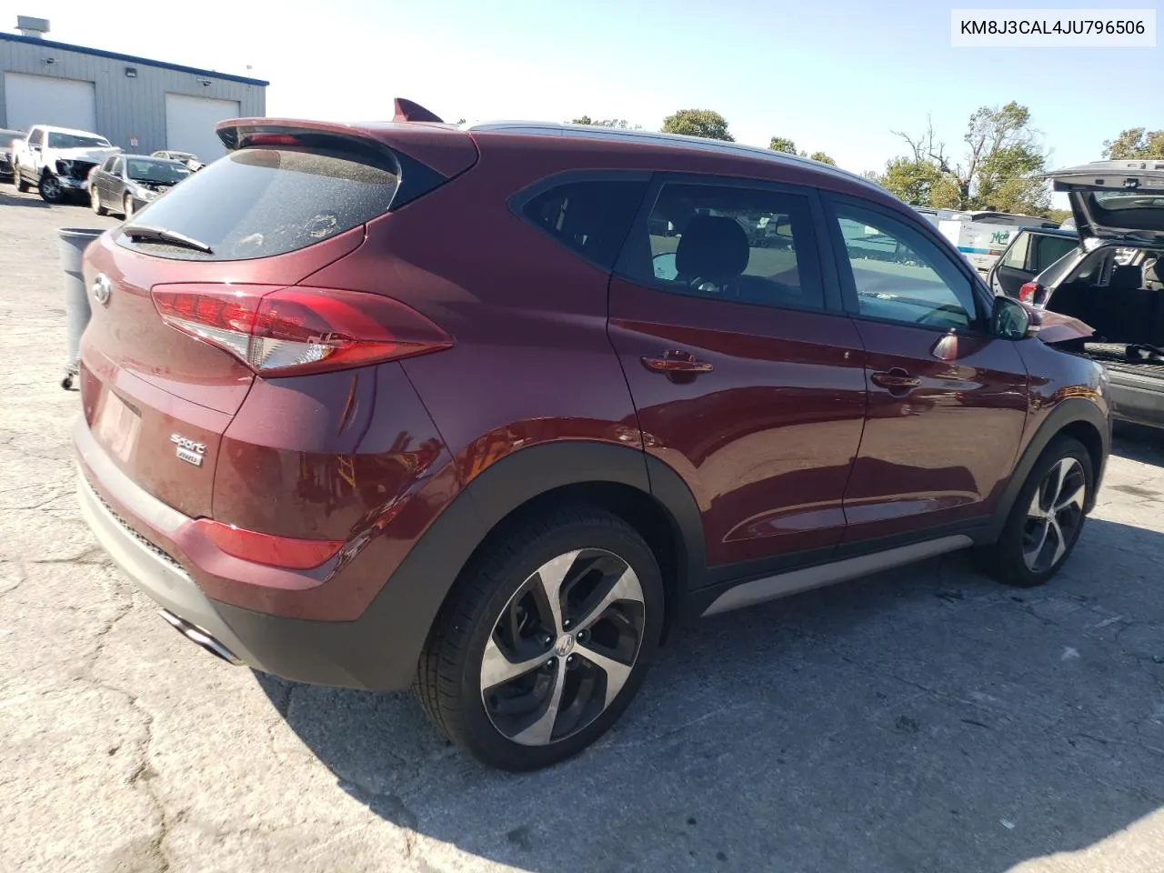 KM8J3CAL4JU796506 2018 Hyundai Tucson Sport