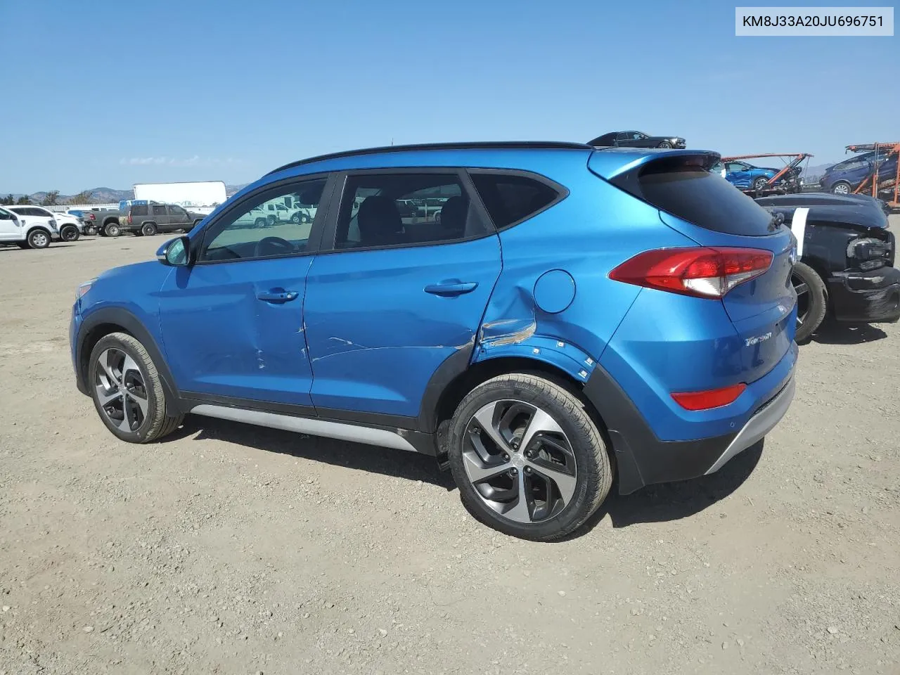 2018 Hyundai Tucson Value VIN: KM8J33A20JU696751 Lot: 75050324