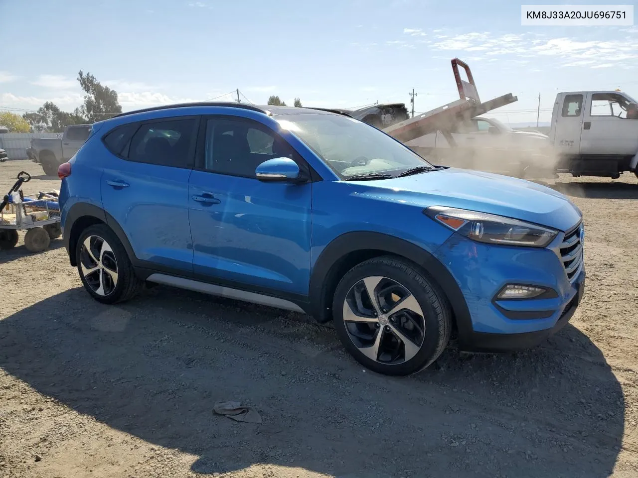 2018 Hyundai Tucson Value VIN: KM8J33A20JU696751 Lot: 75050324