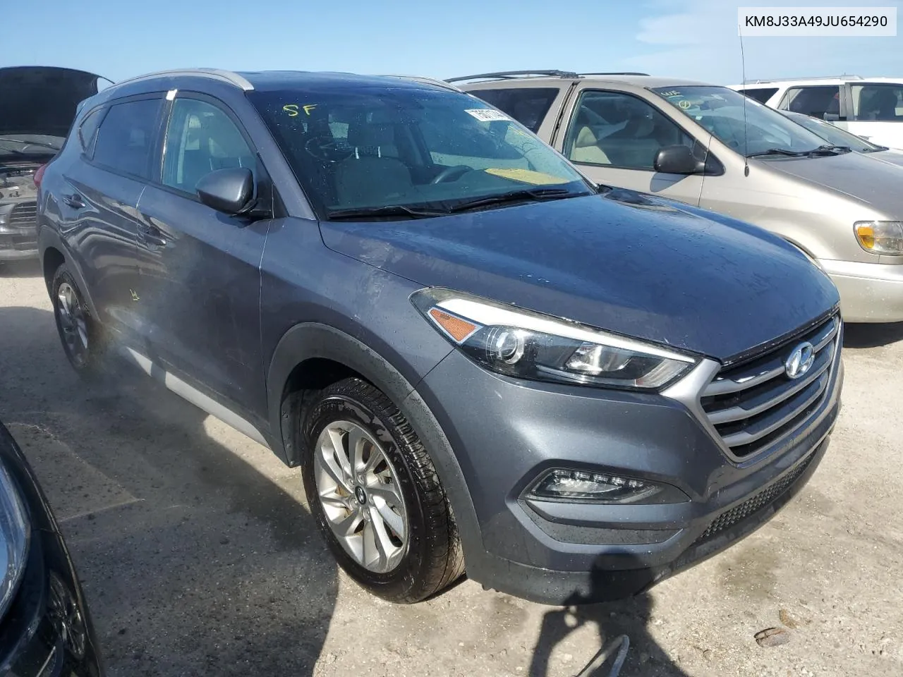 2018 Hyundai Tucson Sel VIN: KM8J33A49JU654290 Lot: 75071744