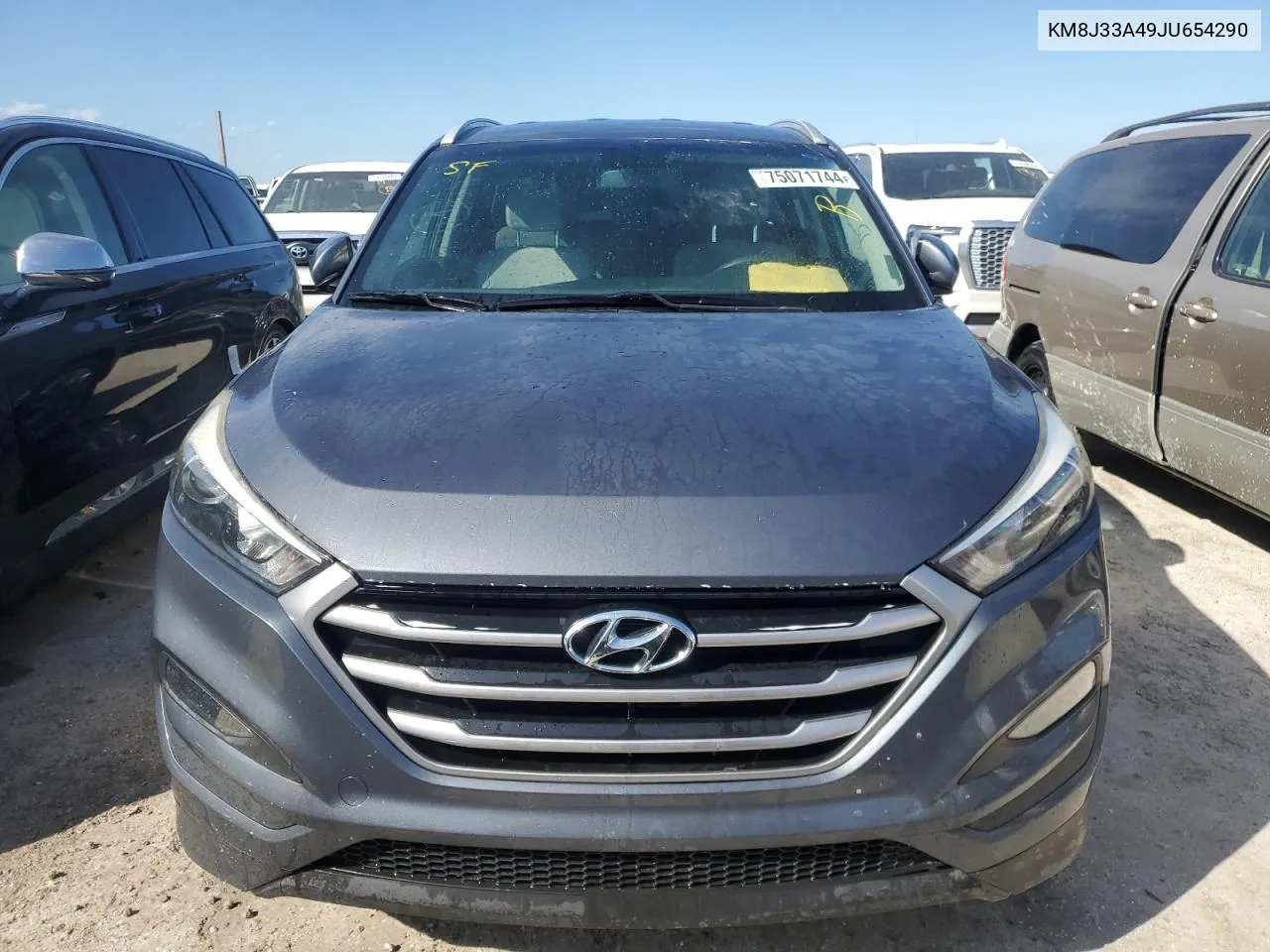 2018 Hyundai Tucson Sel VIN: KM8J33A49JU654290 Lot: 75071744