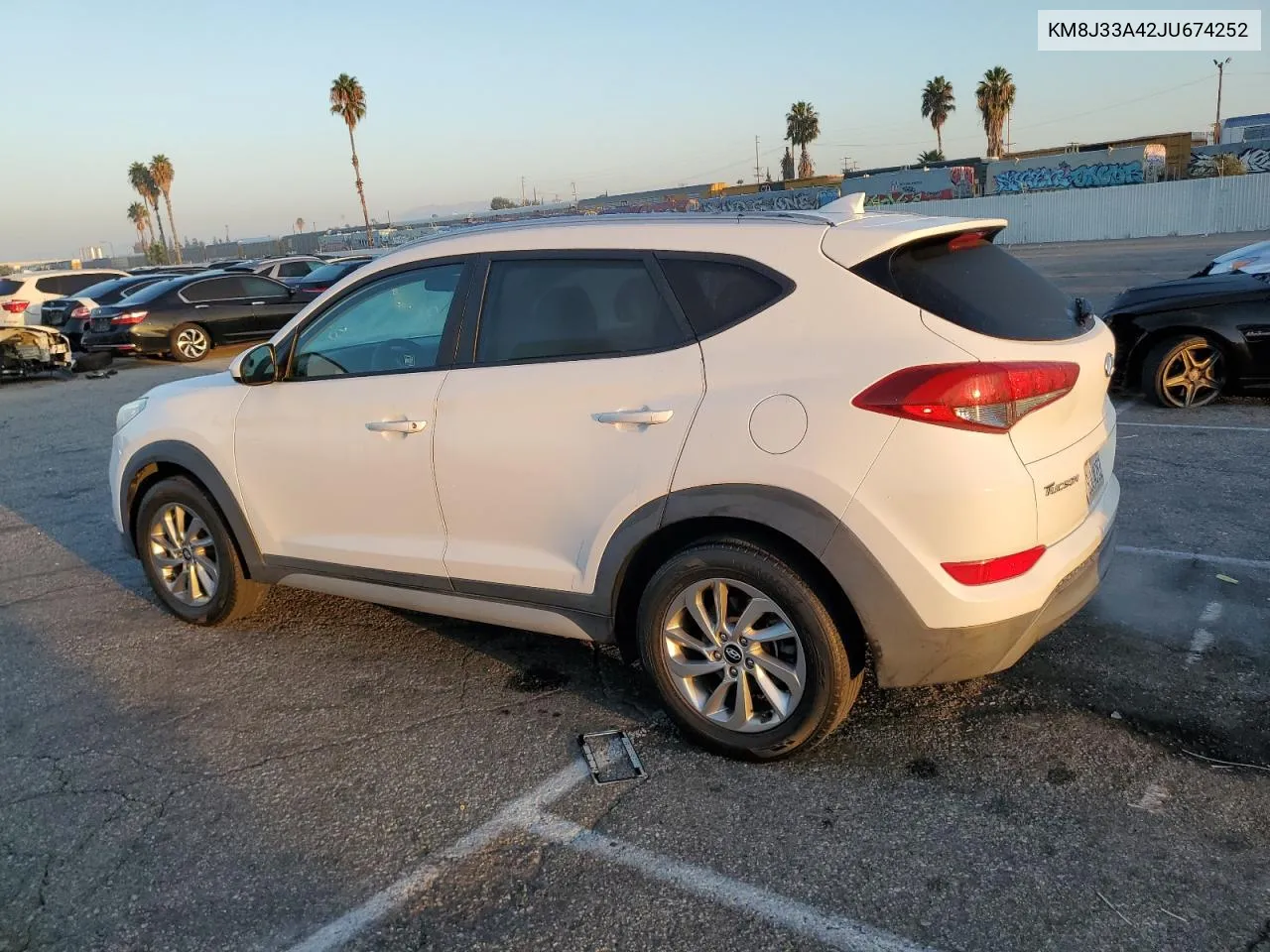 2018 Hyundai Tucson Sel VIN: KM8J33A42JU674252 Lot: 75255934