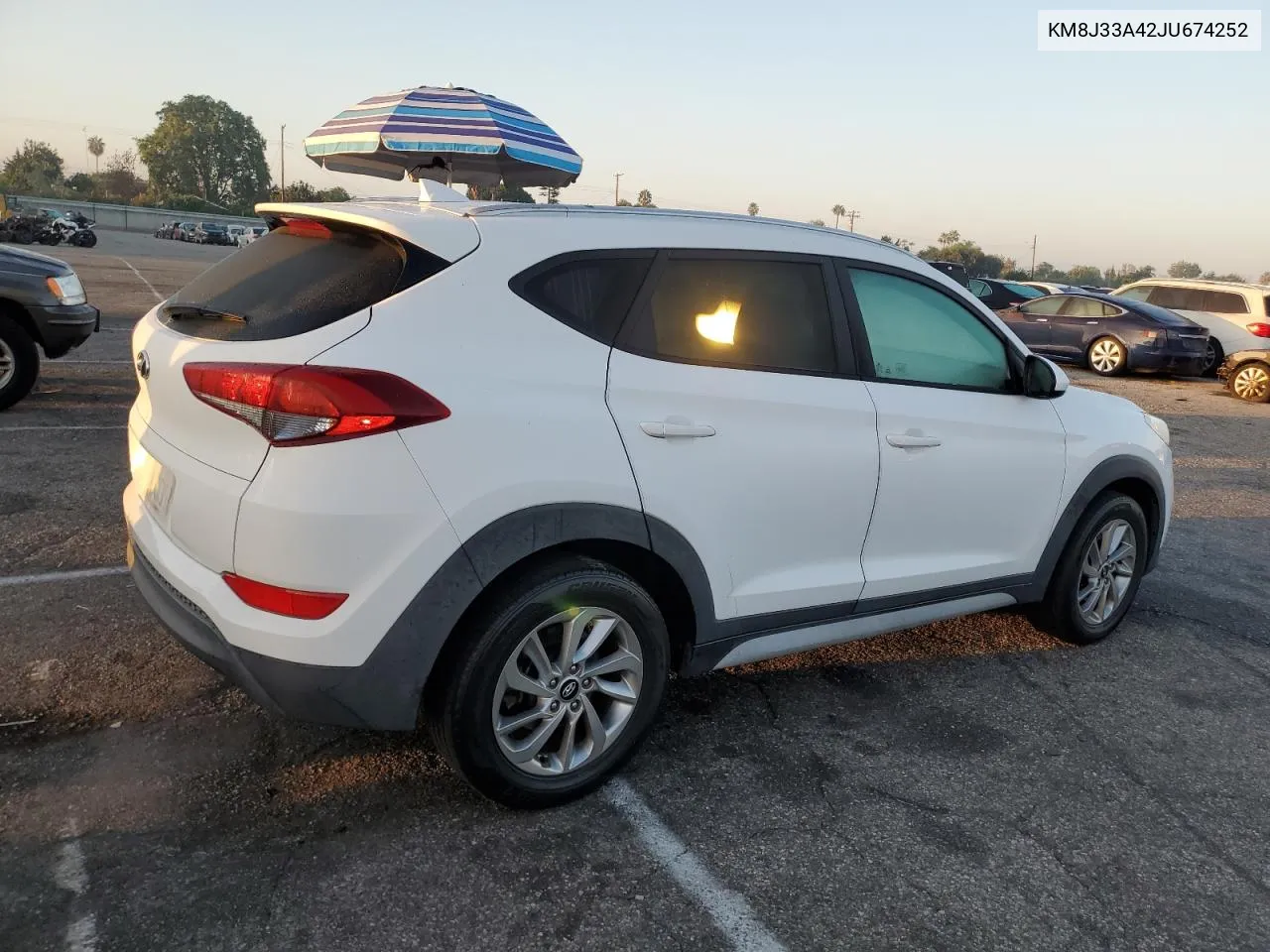 2018 Hyundai Tucson Sel VIN: KM8J33A42JU674252 Lot: 75255934