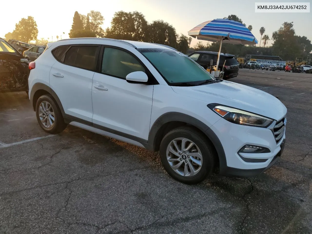 2018 Hyundai Tucson Sel VIN: KM8J33A42JU674252 Lot: 75255934