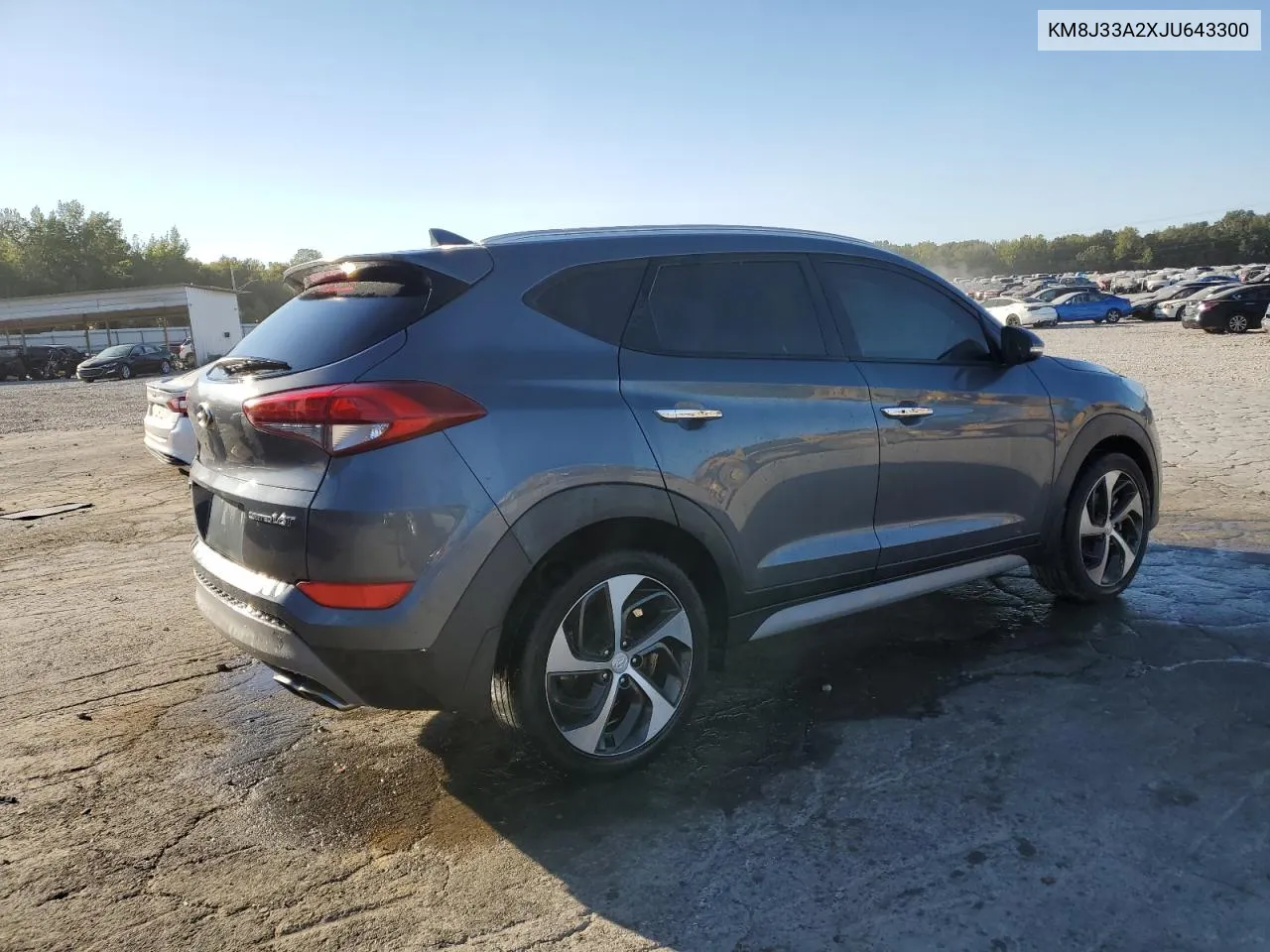 2018 Hyundai Tucson Value VIN: KM8J33A2XJU643300 Lot: 75312124