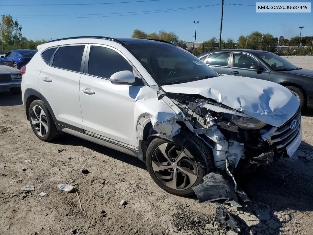 2018 Hyundai Tucson Value VIN: KM8J3CA20JU687449 Lot: 75342274