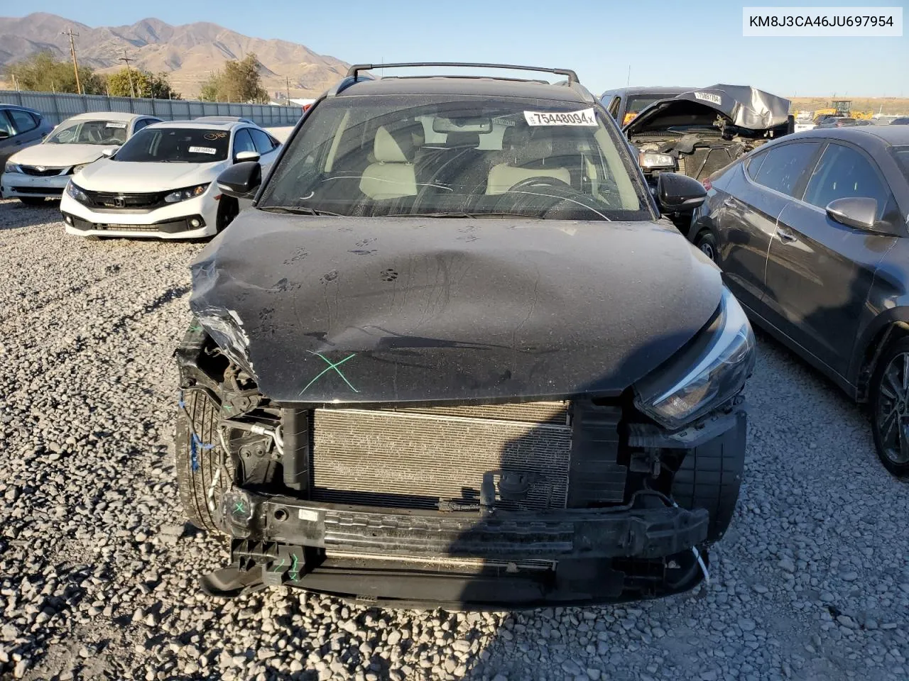 2018 Hyundai Tucson Sel VIN: KM8J3CA46JU697954 Lot: 75448094