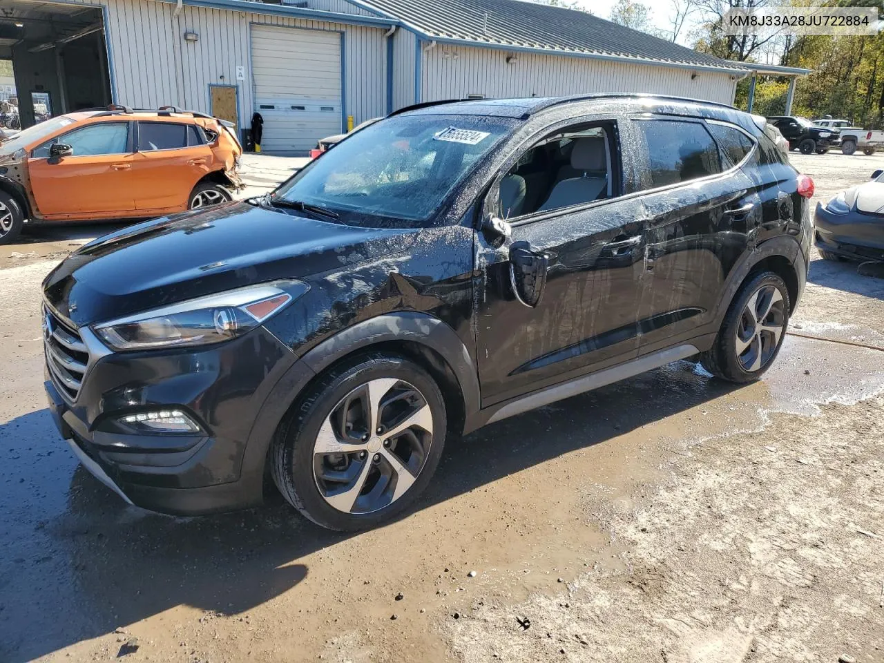 2018 Hyundai Tucson Value VIN: KM8J33A28JU722884 Lot: 75655524