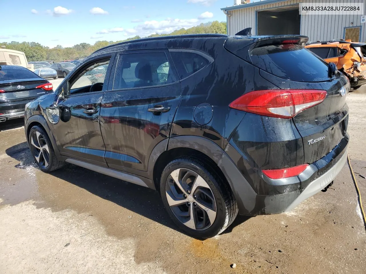 2018 Hyundai Tucson Value VIN: KM8J33A28JU722884 Lot: 75655524