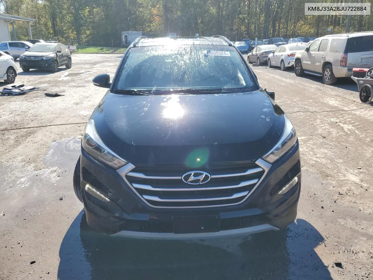 2018 Hyundai Tucson Value VIN: KM8J33A28JU722884 Lot: 75655524