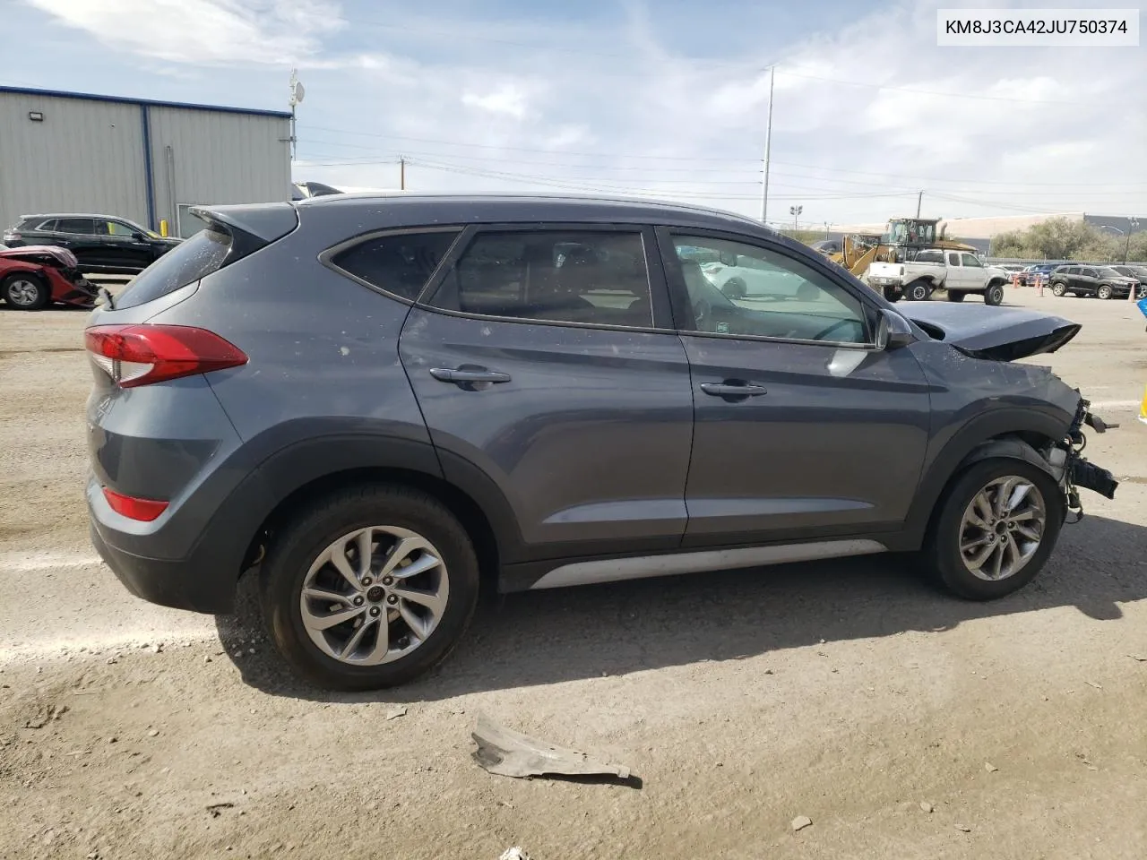 2018 Hyundai Tucson Sel VIN: KM8J3CA42JU750374 Lot: 75812054