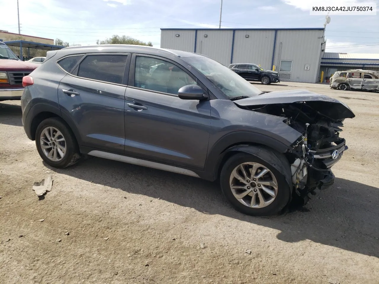 2018 Hyundai Tucson Sel VIN: KM8J3CA42JU750374 Lot: 75812054