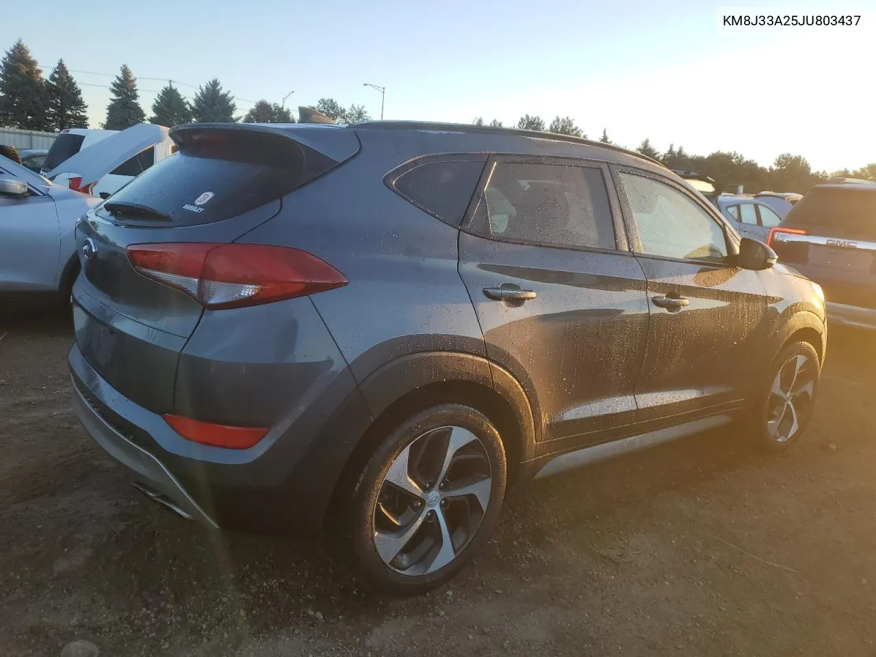 2018 Hyundai Tucson Value VIN: KM8J33A25JU803437 Lot: 75873314