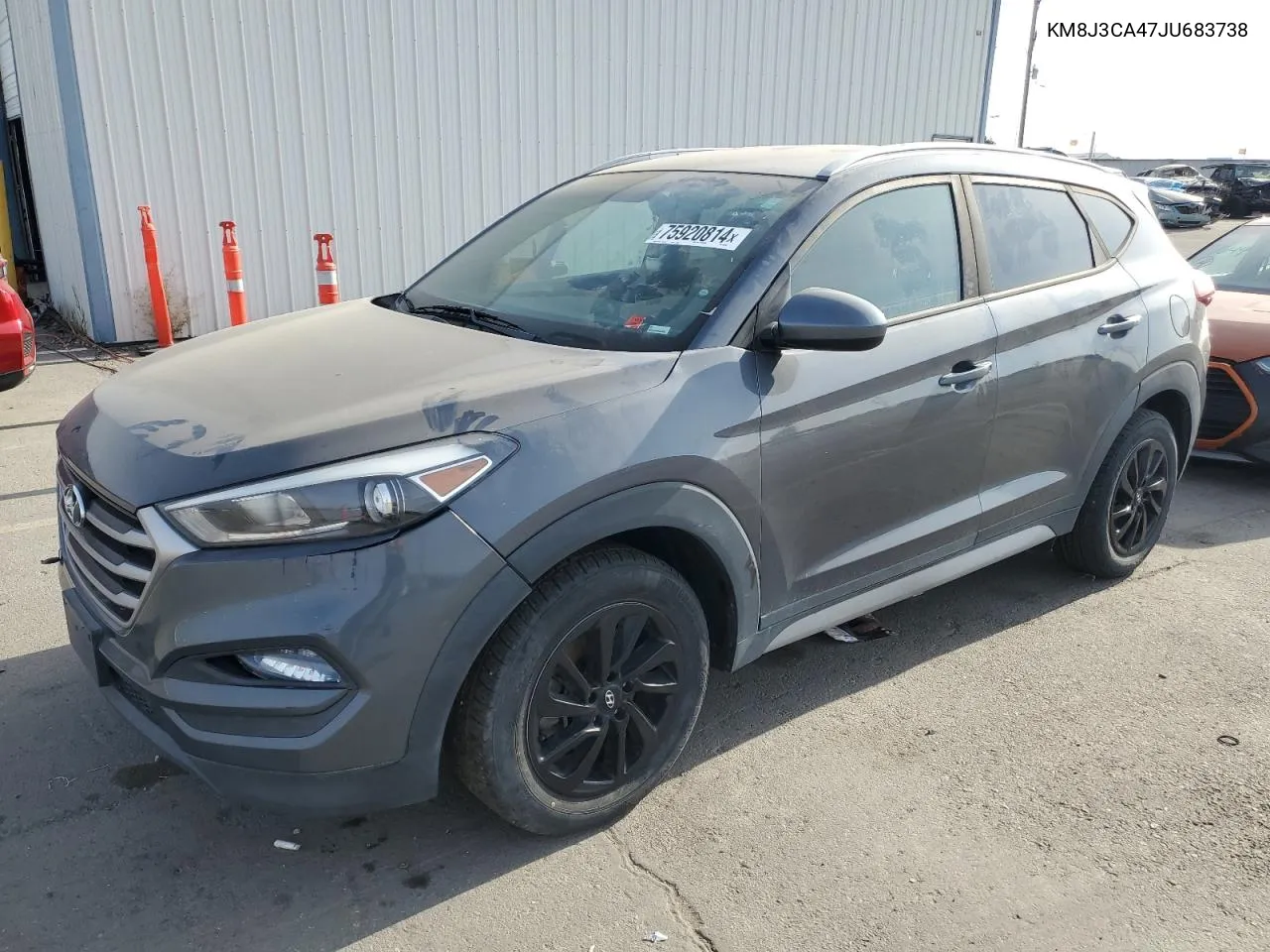 2018 Hyundai Tucson Sel VIN: KM8J3CA47JU683738 Lot: 75920814