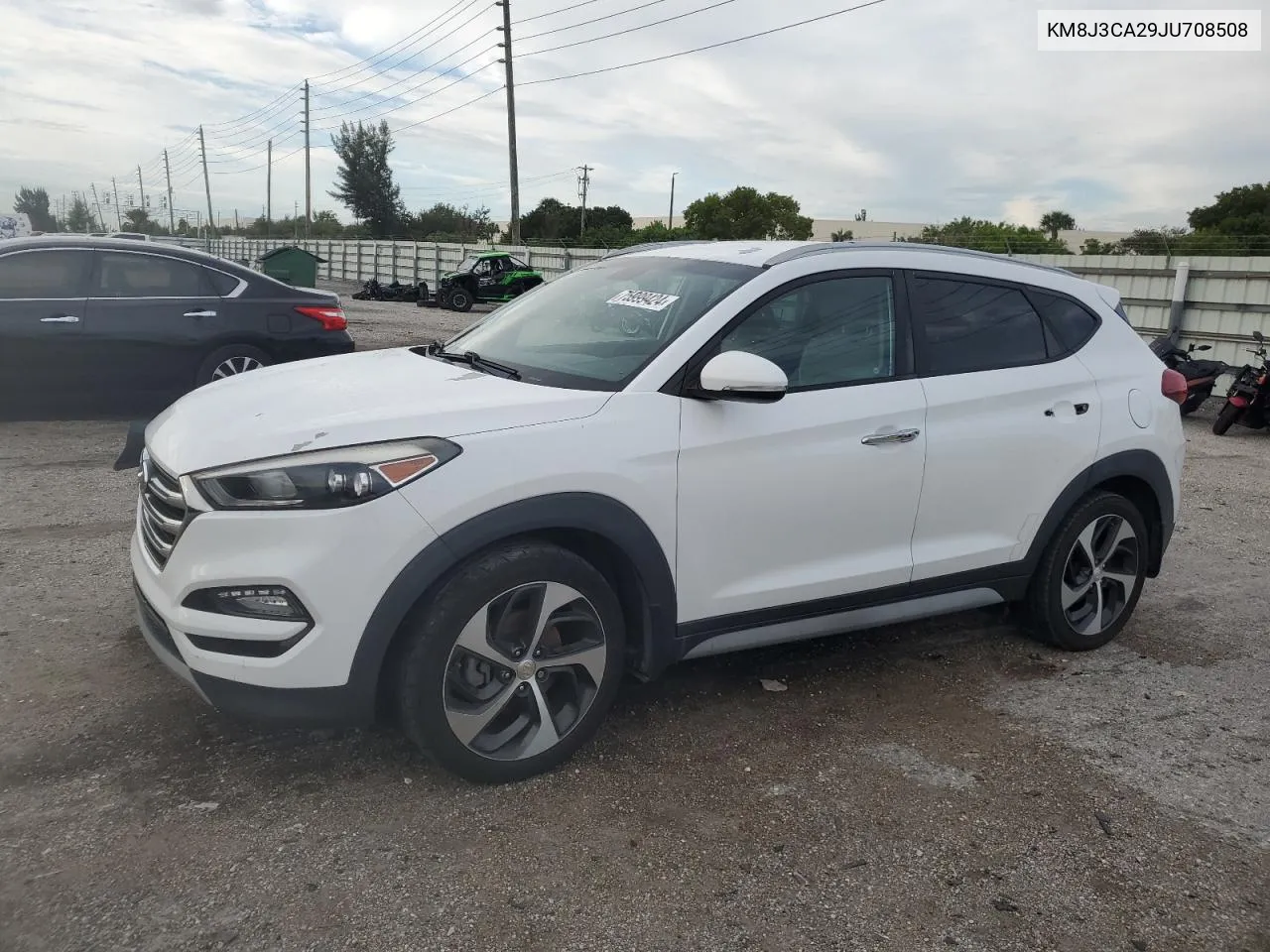 2018 Hyundai Tucson Value VIN: KM8J3CA29JU708508 Lot: 75999424