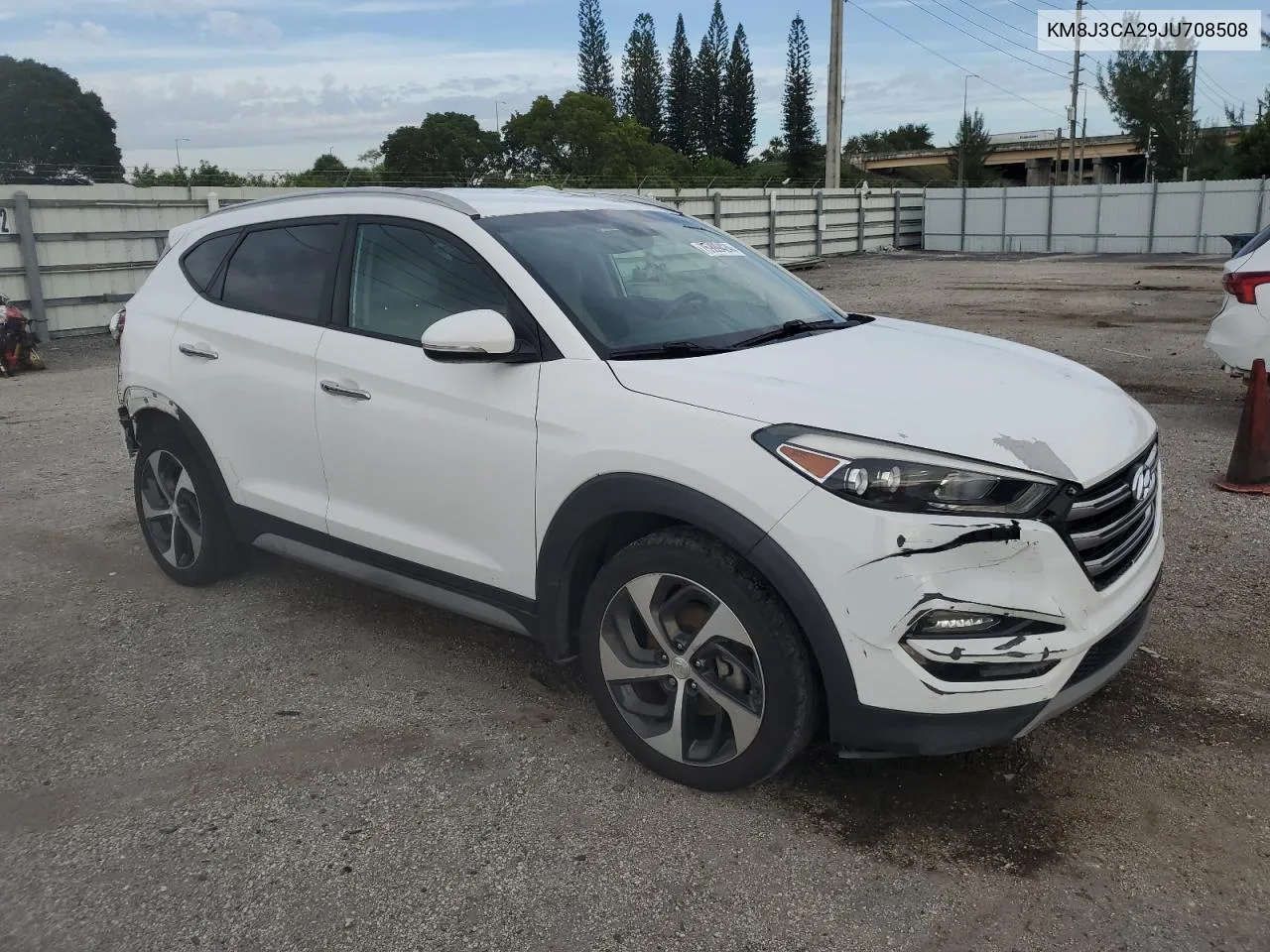 2018 Hyundai Tucson Value VIN: KM8J3CA29JU708508 Lot: 75999424