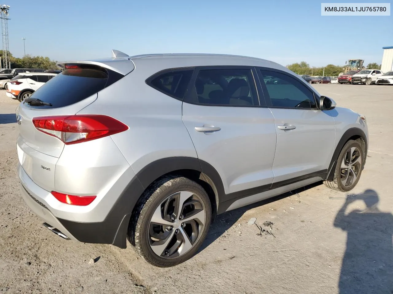 2018 Hyundai Tucson Sport VIN: KM8J33AL1JU765780 Lot: 76017914