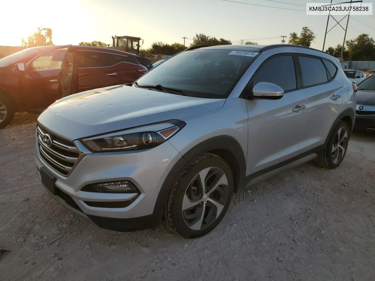 2018 Hyundai Tucson Value VIN: KM8J3CA23JU758238 Lot: 76025974